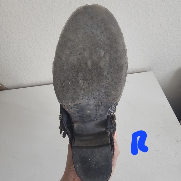 Freebird by Steven Black Leather Ankle Boots - Picture 11 of 13